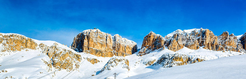 萨斯波多多山，Val di Fassa, Dolomites，意大利